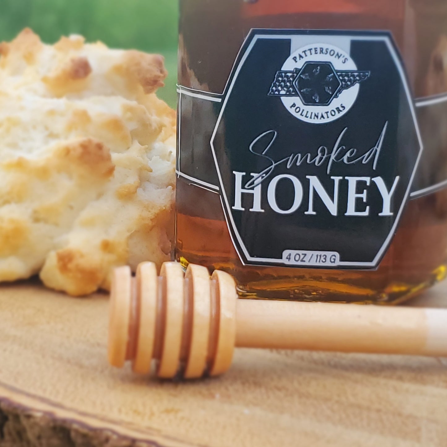 Smoked Honey - 4oz glass jar